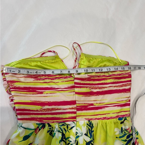 One33 Social Floral Halter Maxi Dress Size 6 - Picture 11 of 16